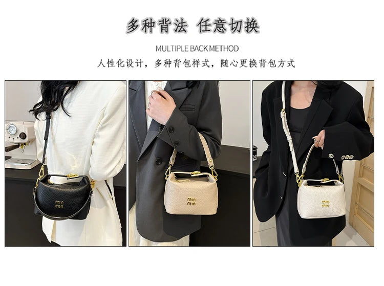 Elegant Minimalist Leather Shopper Bag For Women Featuring Large Capacity And Trendy Casual Crossbody