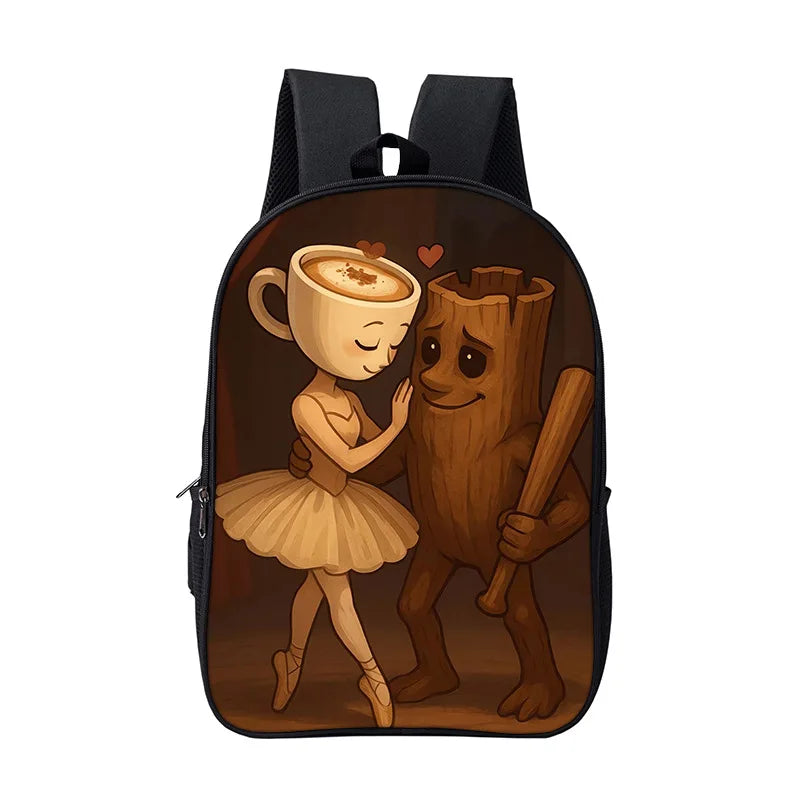 Italian Brainrot Children Backpack Cartoon Anime Game School Bag for Boy Girls Durable and Softback for Books Bag