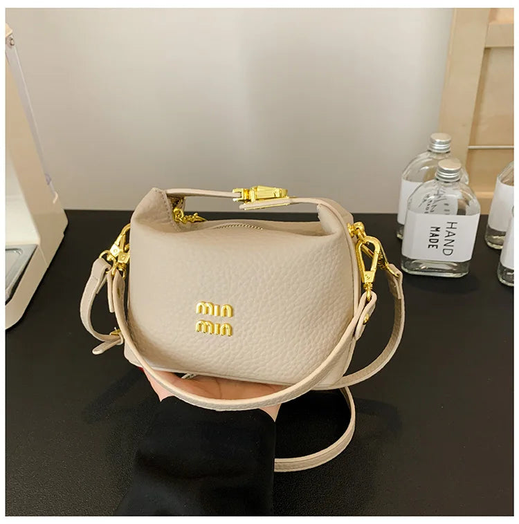 Elegant Minimalist Leather Shopper Bag For Women Featuring Large Capacity And Trendy Casual Crossbody