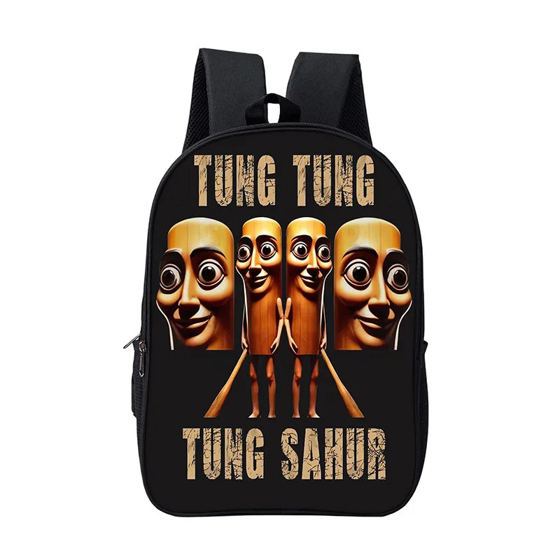 Italian Brainrot Children Backpack Cartoon Anime Game School Bag for Boy Girls Durable and Softback for Books Bag