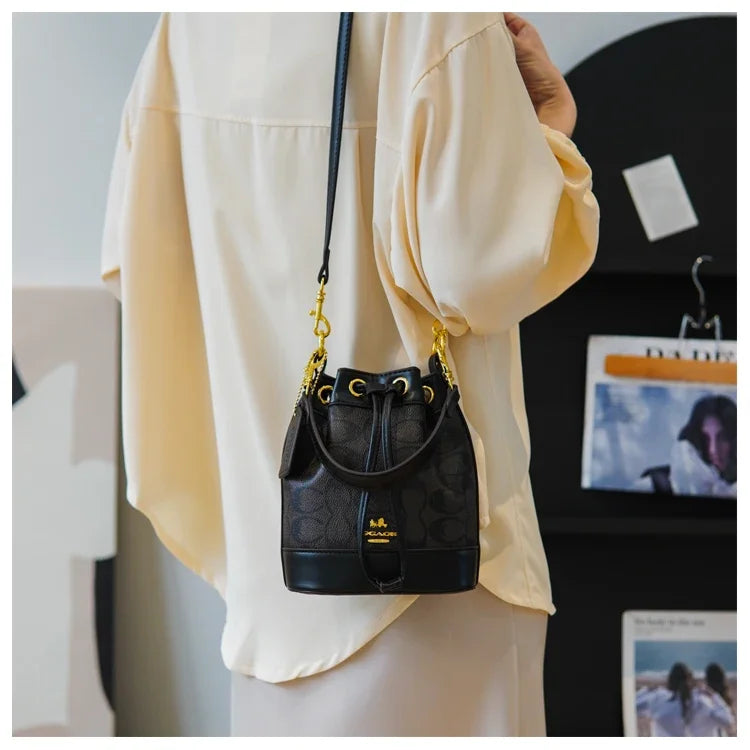 Famous Designer Women's Fashion Leather Tote Bag - Elegant Ladies Shoulder Bag Classic Handbags For Office
