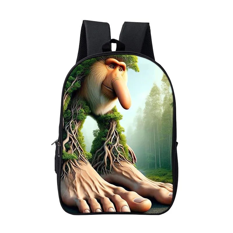 Italian Brainrot Children Backpack Cartoon Anime Game School Bag for Boy Girls Durable and Softback for Books Bag