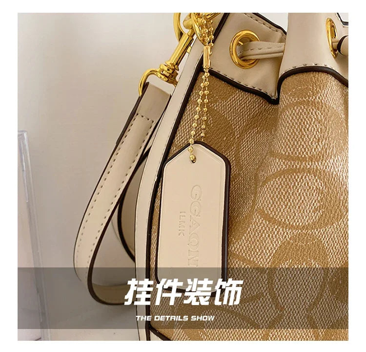 Famous Designer Women's Fashion Leather Tote Bag - Elegant Ladies Shoulder Bag Classic Handbags For Office