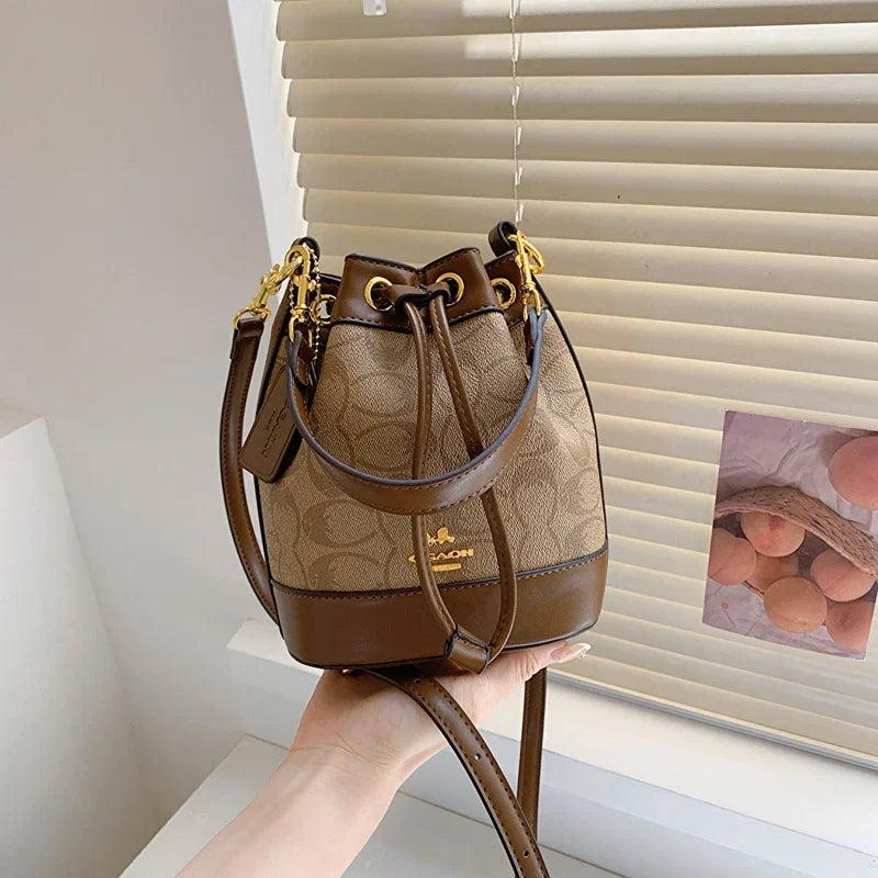 Famous Designer Women's Fashion Leather Tote Bag - Elegant Ladies Shoulder Bag Classic Handbags For Office