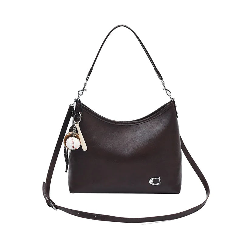 Vintage Tote Bag - Trendy Underarm Shoulder Purse, Lightweight & Spacious, Perfect for Work, Shopping & Travel, Women's Fashion