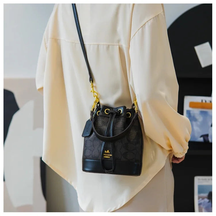 Famous Designer Women's Fashion Leather Tote Bag - Elegant Ladies Shoulder Bag Classic Handbags For Office