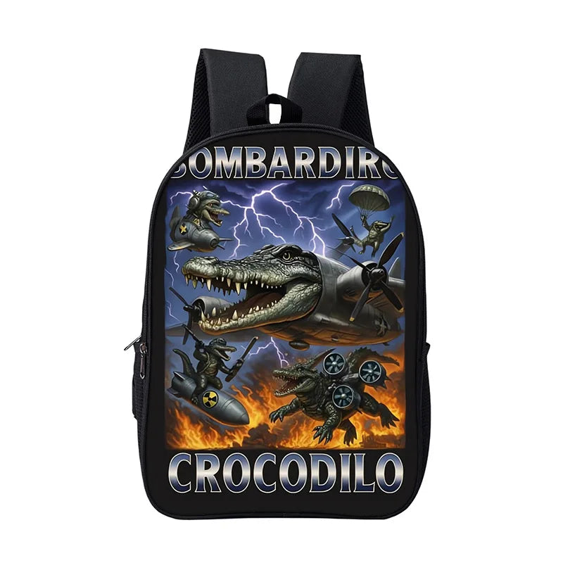 Italian Brainrot Children Backpack Cartoon Anime Game School Bag for Boy Girls Durable and Softback for Books Bag