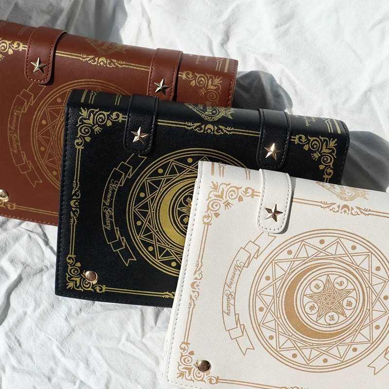 Lolita Y2K Star Moon Magic Book Shoulder Ita Bag  Women's Girls Gothic Vintage Mini Backpacks Fashion Cute Crossbody Handbags