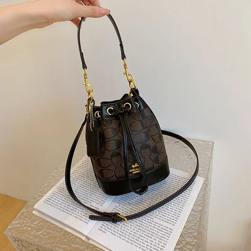 Famous Designer Women's Fashion Leather Tote Bag - Elegant Ladies Shoulder Bag Classic Handbags For Office