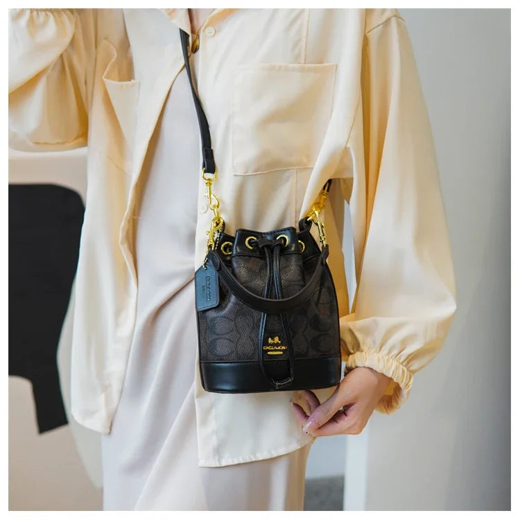 Famous Designer Women's Fashion Leather Tote Bag - Elegant Ladies Shoulder Bag Classic Handbags For Office