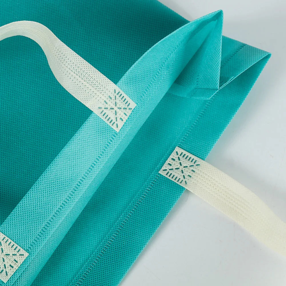 Women Foldable Shopping Bag Reusable Eco Large Unisex Fabric Non-woven Shoulder Bags Tote Grocery Cloth Bags Pouch