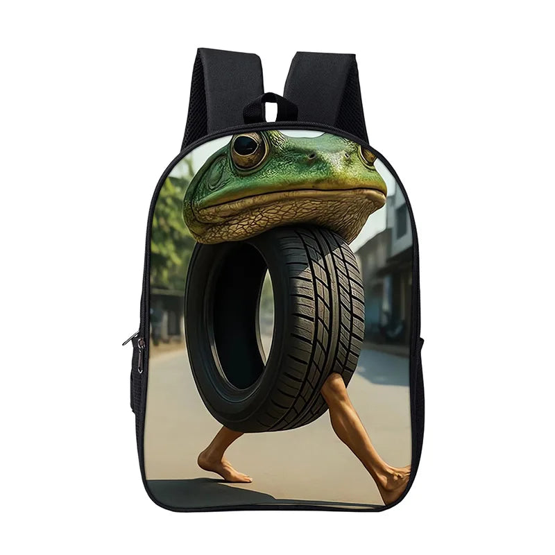 Italian Brainrot Children Backpack Cartoon Anime Game School Bag for Boy Girls Durable and Softback for Books Bag