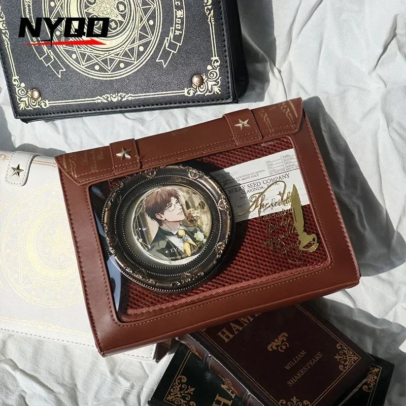 Lolita Y2K Star Moon Magic Book Shoulder Ita Bag  Women's Girls Gothic Vintage Mini Backpacks Fashion Cute Crossbody Handbags