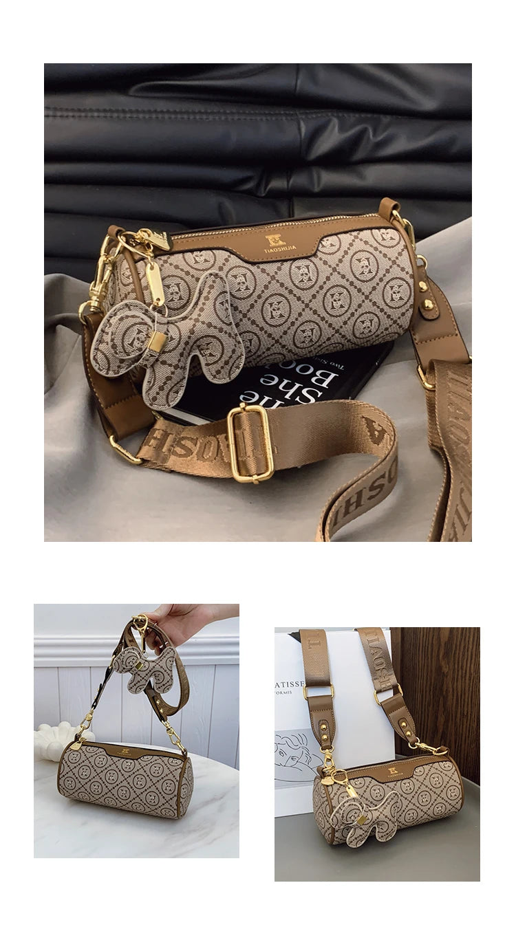 Designer Leather Tote Bag for Ladies Luxury Brand Famous Designer Popular Classic Elegant Women's Handbag Style