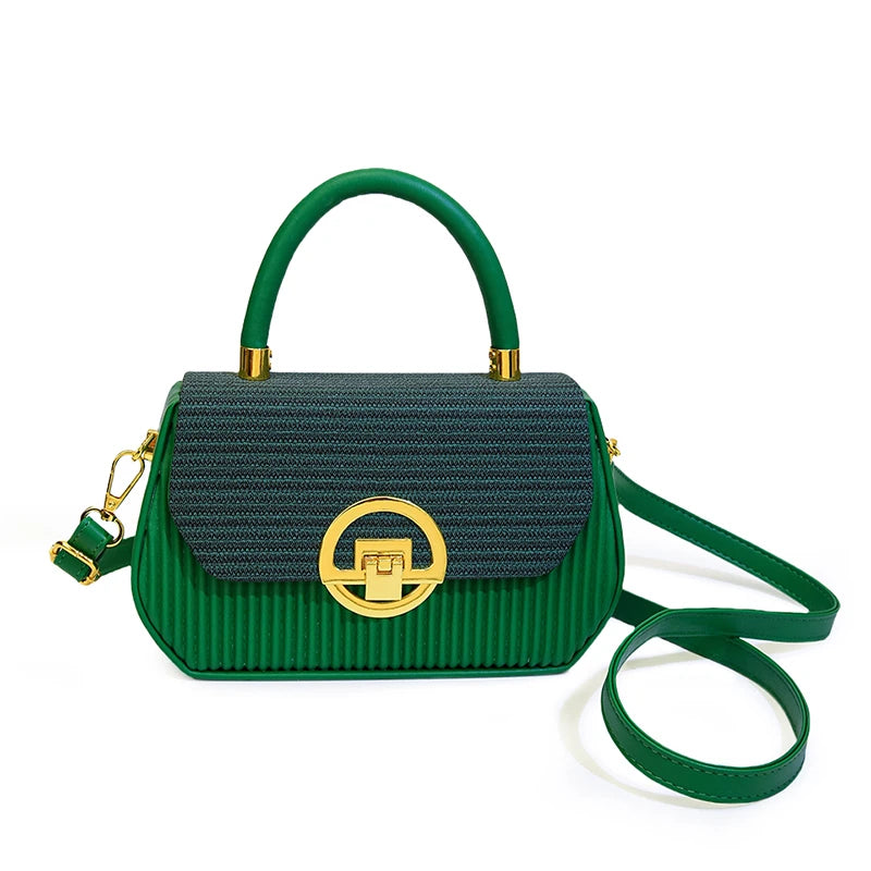 Elegant Leather Classic Tote Bag With Mini Clutch Style And Letter Logo For Best Superstar Show In Paris