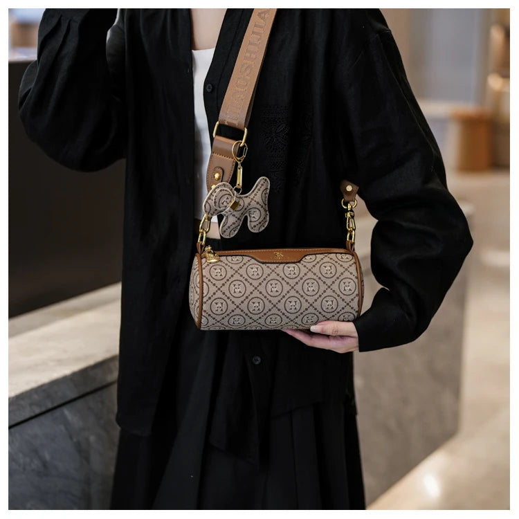Designer Leather Tote Bag for Ladies Luxury Brand Famous Designer Popular Classic Elegant Women's Handbag Style