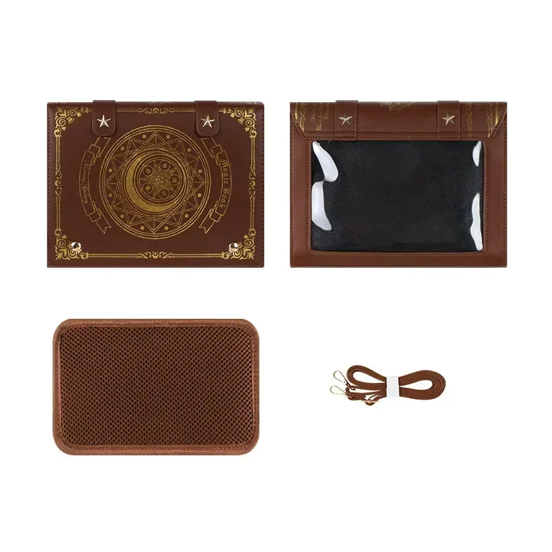 Lolita Y2K Star Moon Magic Book Shoulder Ita Bag  Women's Girls Gothic Vintage Mini Backpacks Fashion Cute Crossbody Handbags