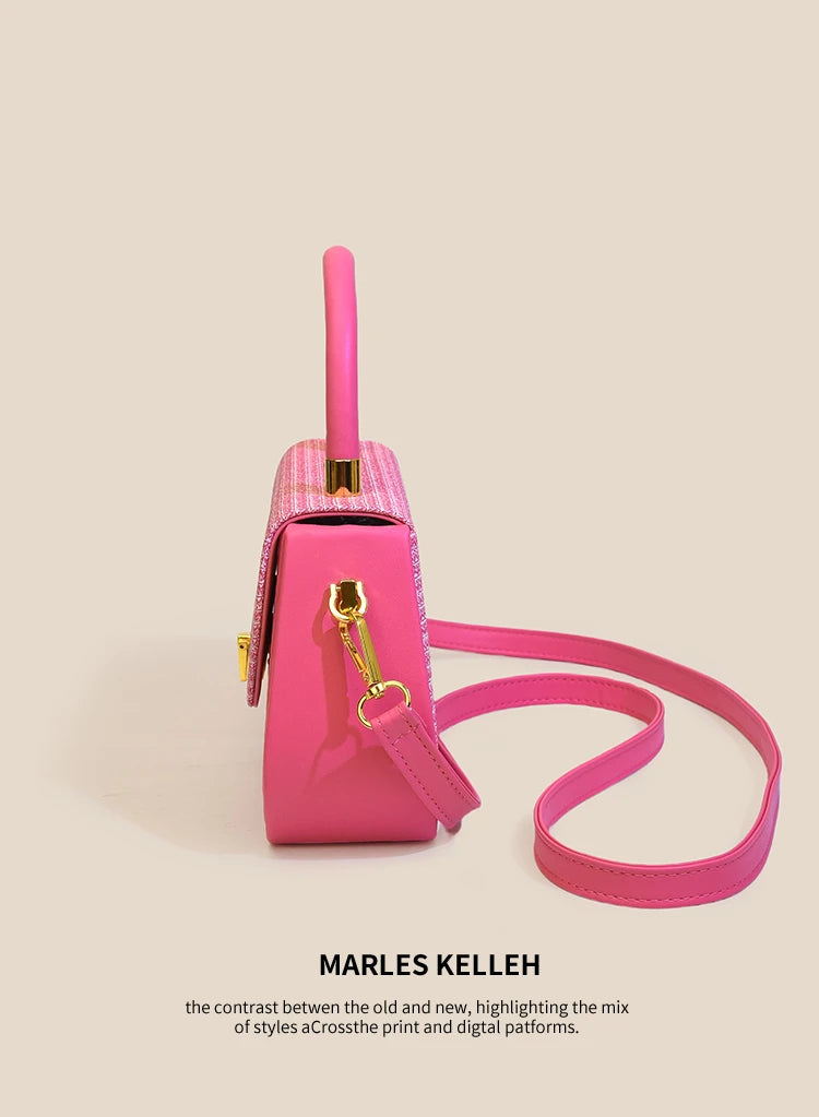 Elegant Leather Classic Tote Bag With Mini Clutch Style And Letter Logo For Best Superstar Show In Paris