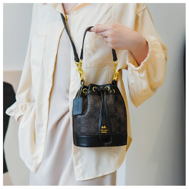 Famous Designer Women's Fashion Leather Tote Bag - Elegant Ladies Shoulder Bag Classic Handbags For Office