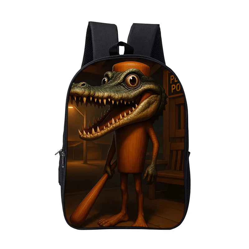 Italian Brainrot Children Backpack Cartoon Anime Game School Bag for Boy Girls Durable and Softback for Books Bag
