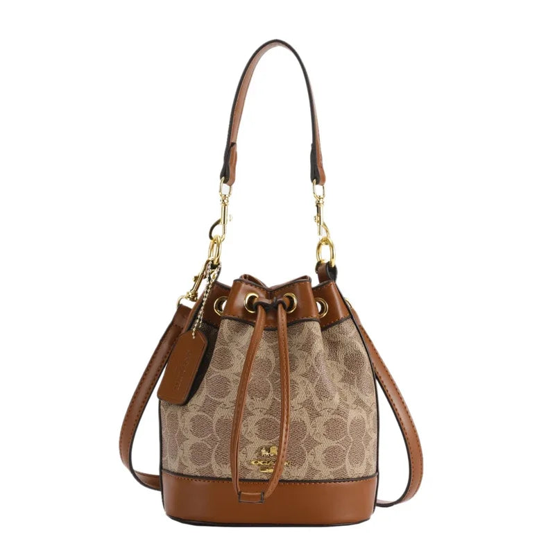 Famous Designer Women's Fashion Leather Tote Bag - Elegant Ladies Shoulder Bag Classic Handbags For Office
