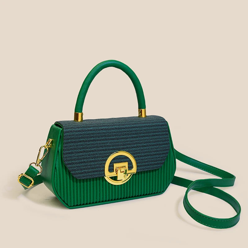 Elegant Leather Classic Tote Bag With Mini Clutch Style And Letter Logo For Best Superstar Show In Paris