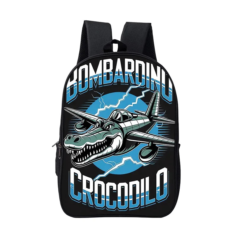 Italian Brainrot Children Backpack Cartoon Anime Game School Bag for Boy Girls Durable and Softback for Books Bag