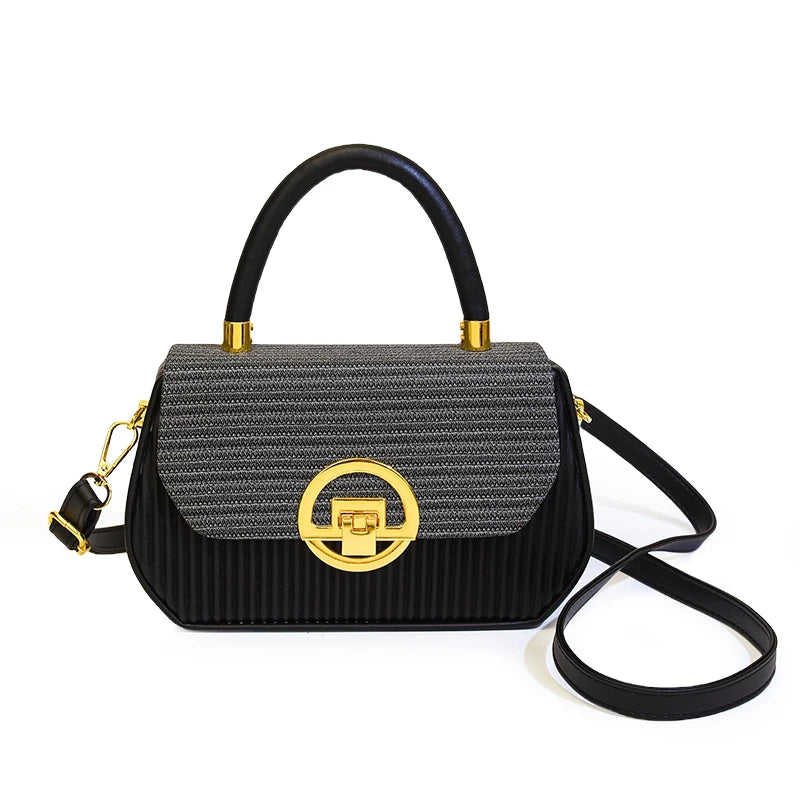 Elegant Leather Classic Tote Bag With Mini Clutch Style And Letter Logo For Best Superstar Show In Paris