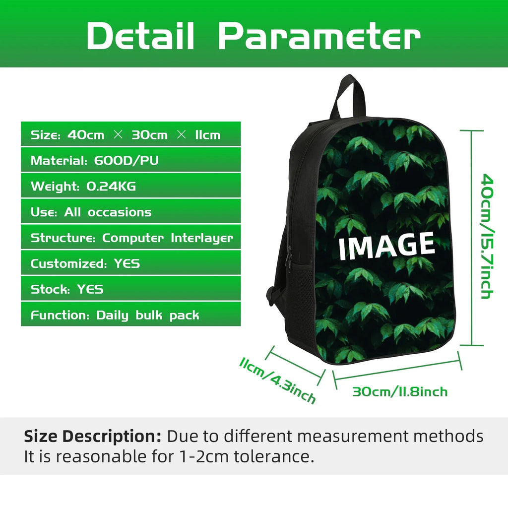 Italian Brainrot Children Backpack Cartoon Anime Game School Bag for Boy Girls Durable and Softback for Books Bag